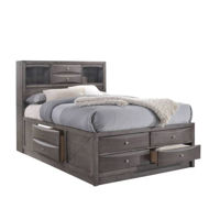 Picture of Emily Grey Queen Storage Bed